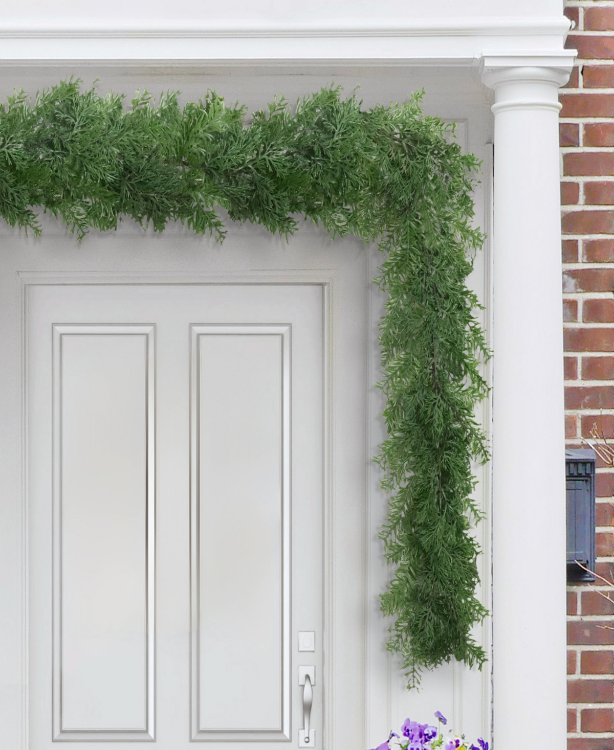 Puleo 9' X 10" Artificial Christmas Garland In Green