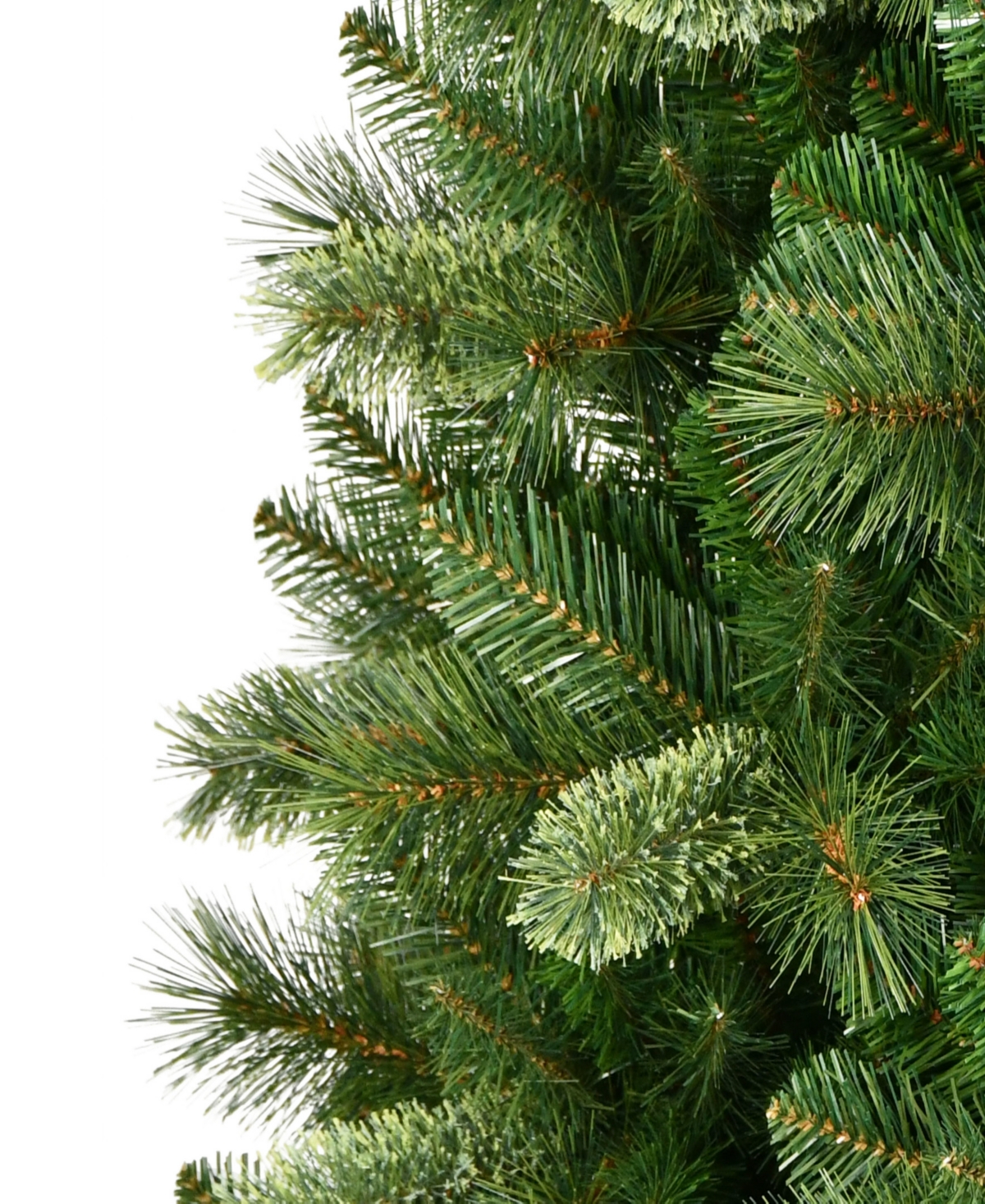 Puleo 7.5' Slim Teton Pine Artificial Christmas Tree In Green