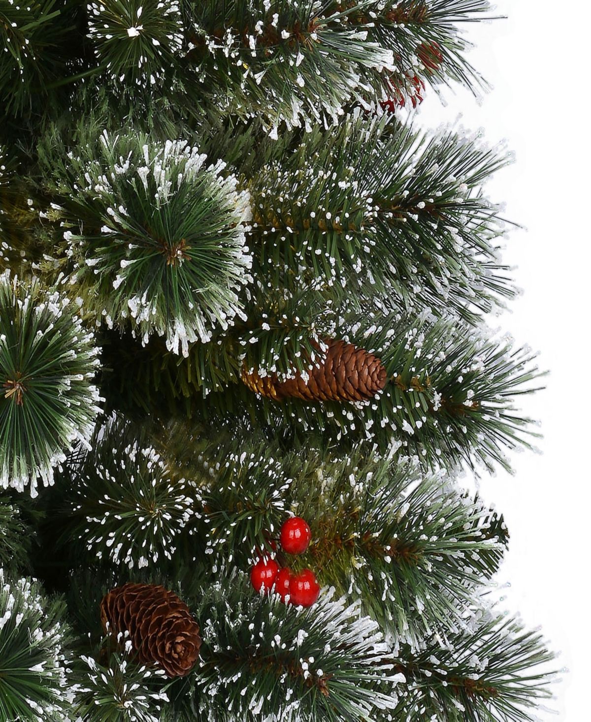 Puleo 4.5' Pre-lit Potted Pine Artificial Christmas Tree In Green