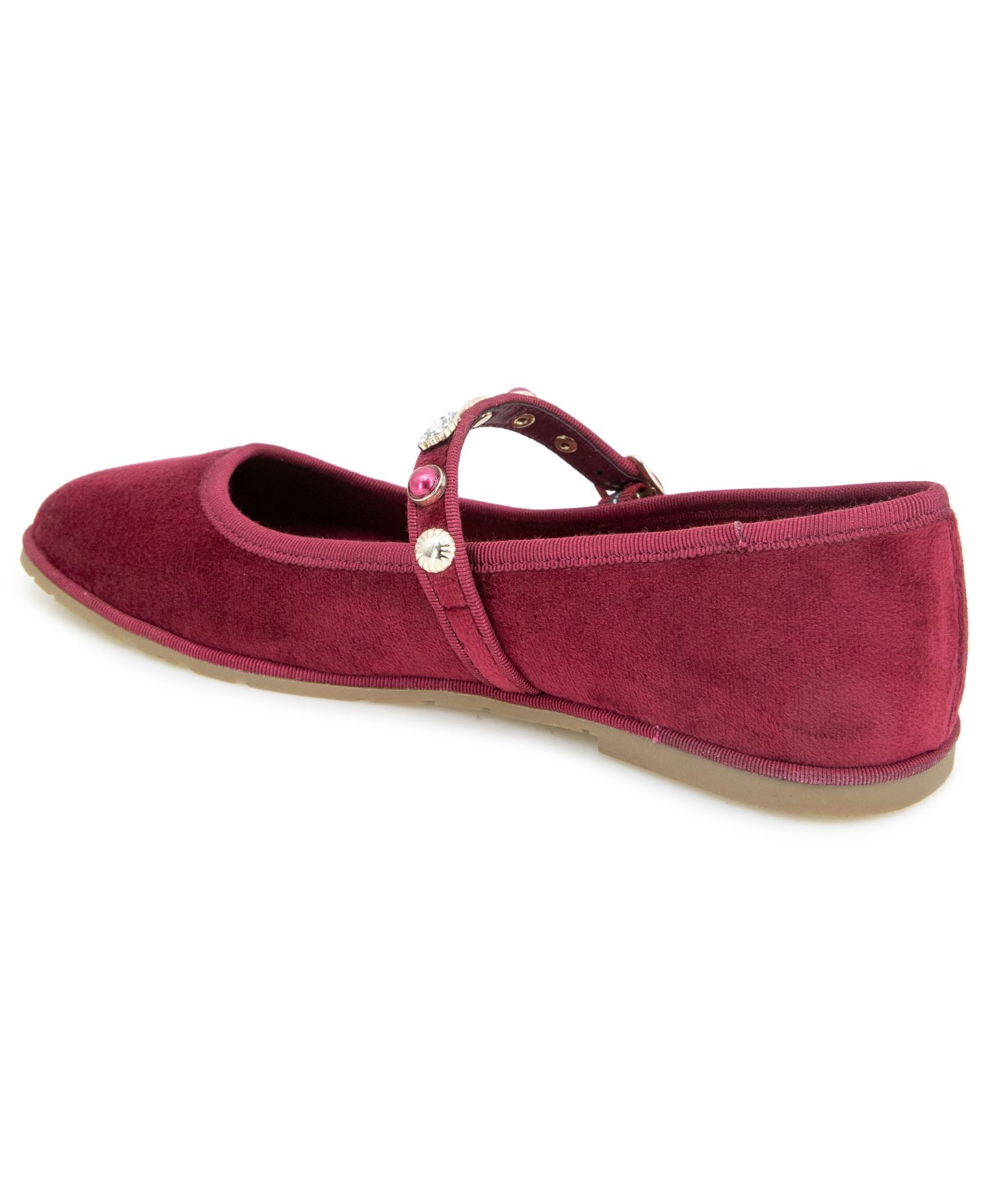 Женские балетки Kenneth Cole Reaction Elda MaryJane Flats, цвет: Тёмный красный — фото 7