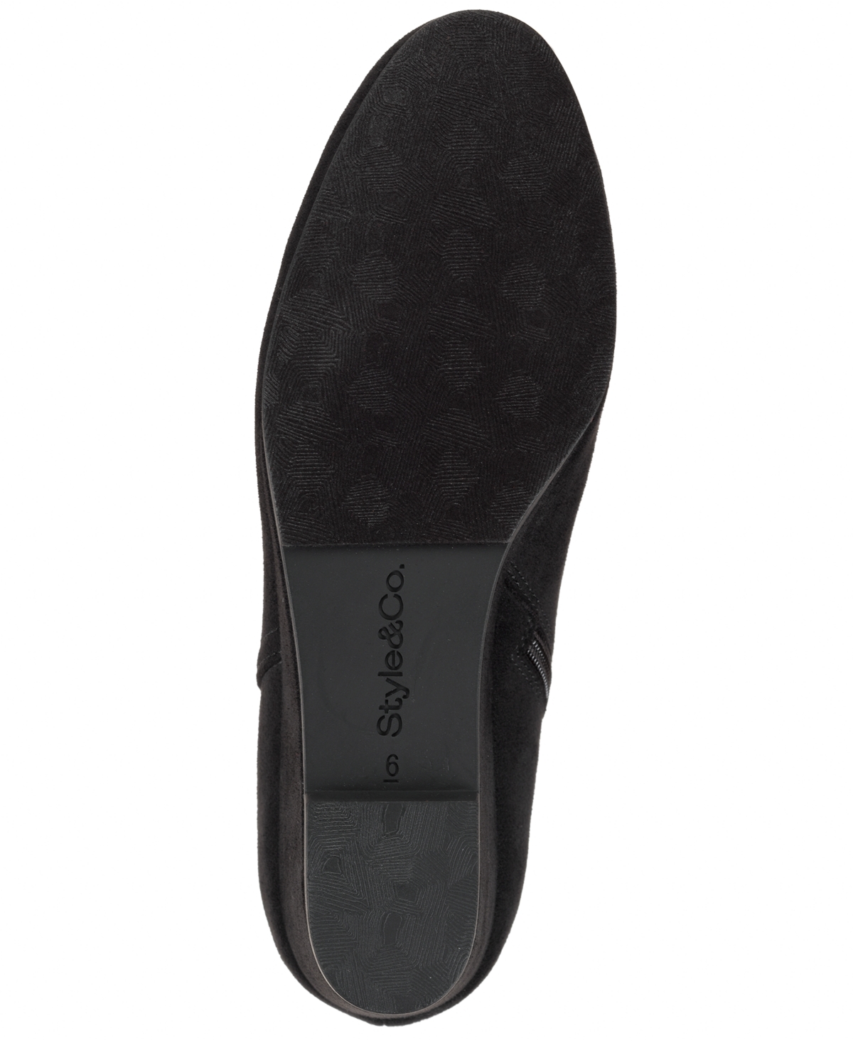 Style & Co Women's Poppyy Wedge Heel Booties, Macy's Exclusive In Black