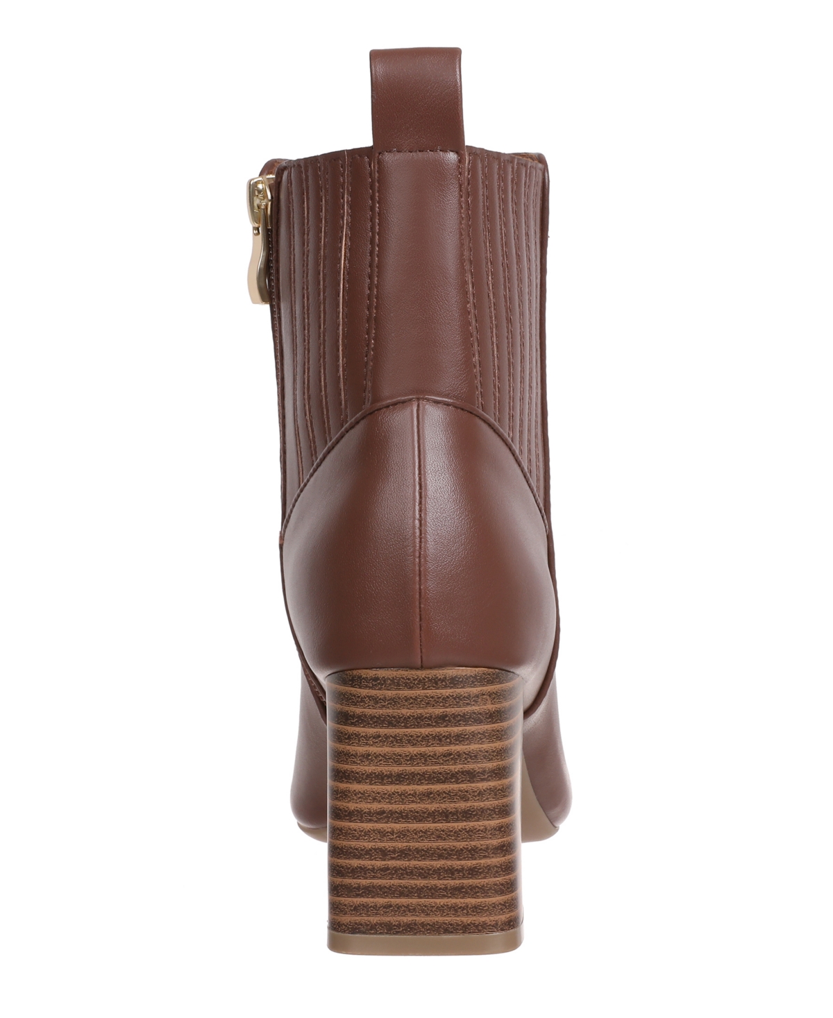 Style & Co Women's Hutchh Square Toe Ankle Booties, Macy's Exclusive In Burgundy