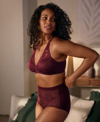 Women's Breathe Lace High-Rise Brief Underwear DFCLBF