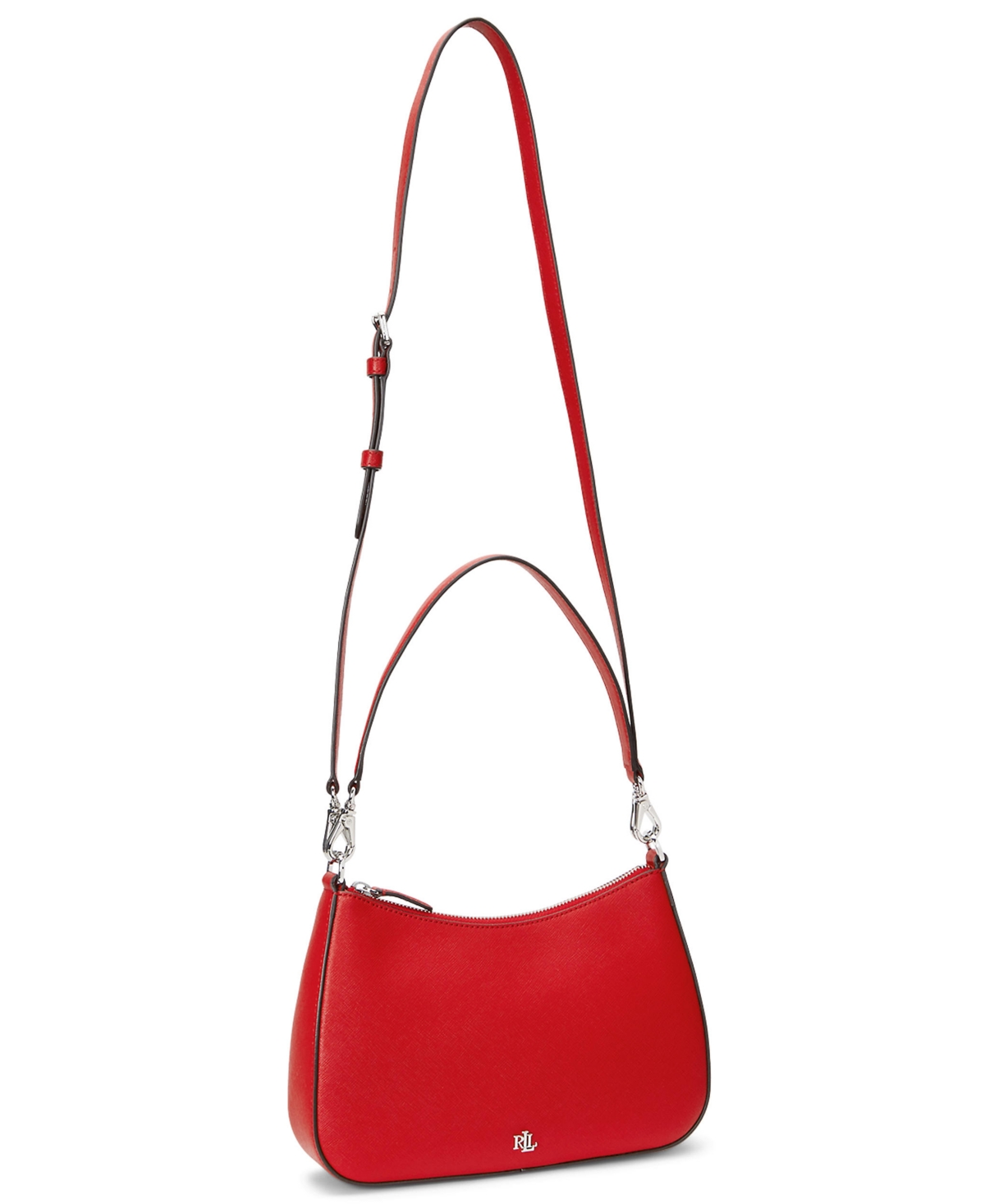 Ralph Lauren Danni Small Shoulder Bag In Red