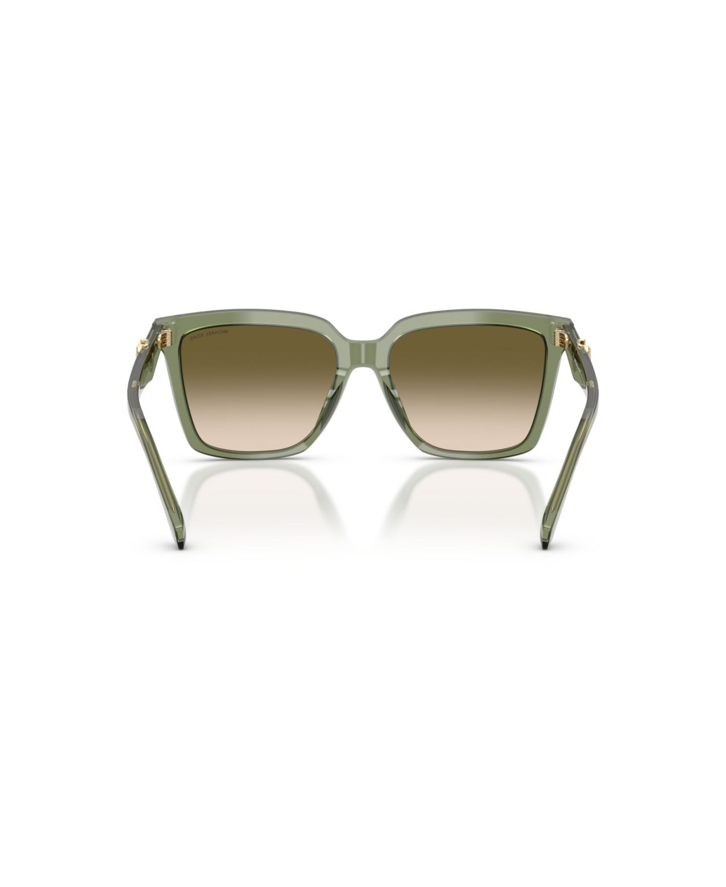 Женские солнцезащитные очки Michael Kors Sunglasses, MK2256U, цвет: Зелёный прозрачный — фото 4