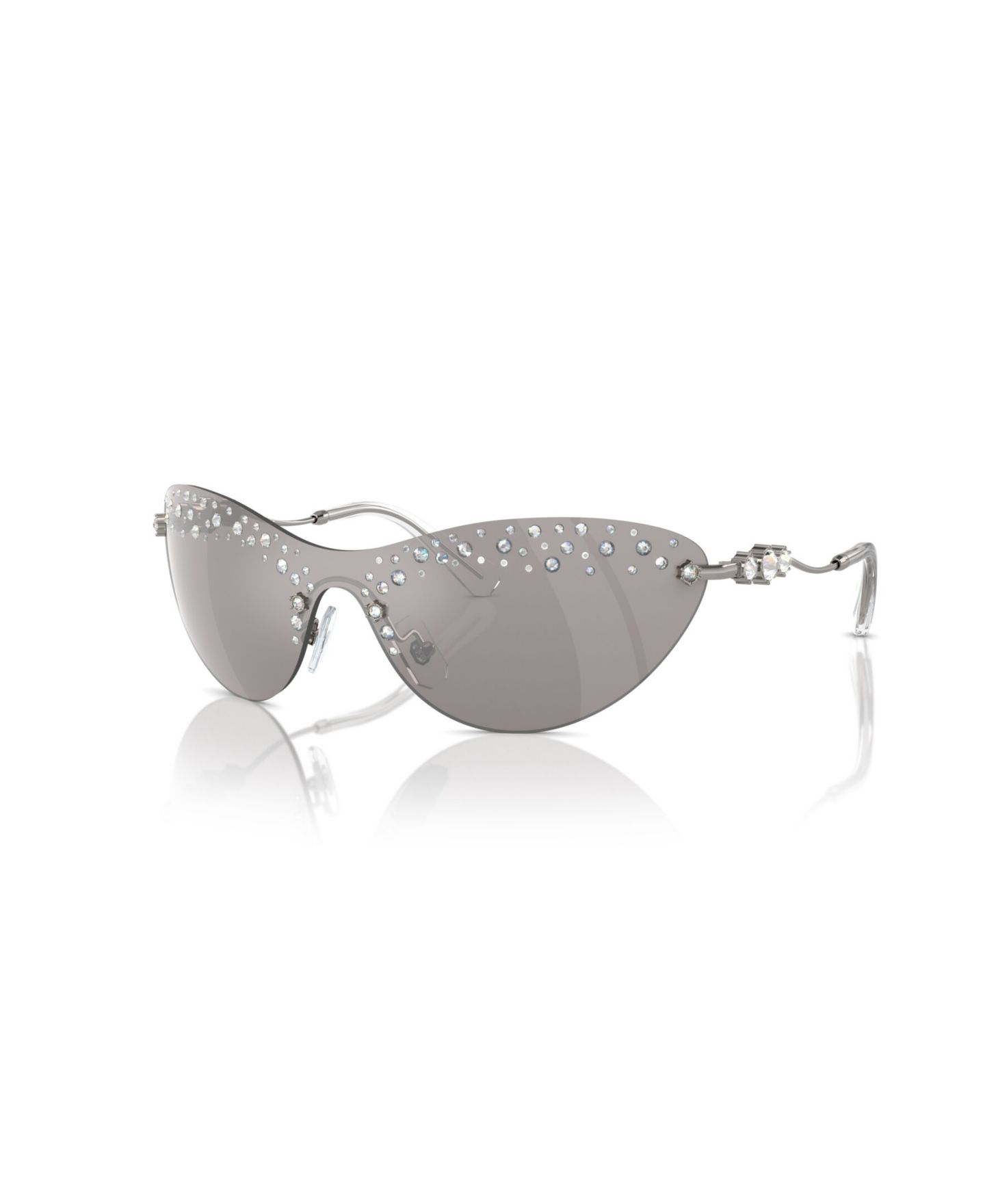 Женские солнцезащитные очки Swarovski Sunglasses, Sk7023, цвет: Графитовый металлик — фото 1