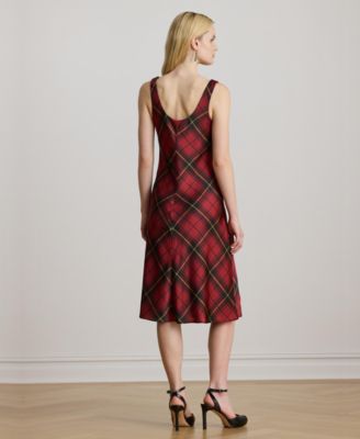 Women's Plaid Sleeveless Dress