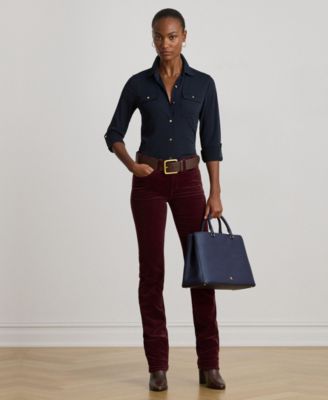 Women's Roll-Tab-Sleeve Cardigan