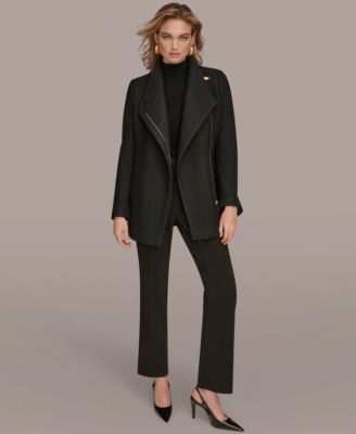 Women's Wing Collar Belted Coat
