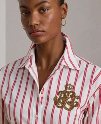 Women's Relaxed Fit Striped Shirt