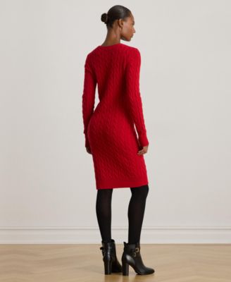 Women's Long Sleeve Sweater Dress