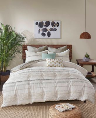 Nea Boho Stripe 3-Pc. Comforter Set, Full/Queen