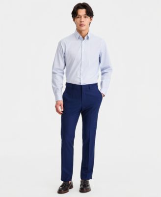 Men's Techni-Cole Suit Separate Slim-Fit Pants