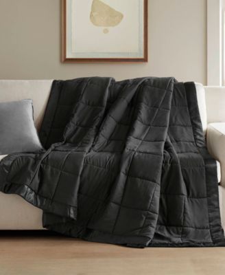 Windom Lightweight Down Alternative Satin Trim Blanket, King