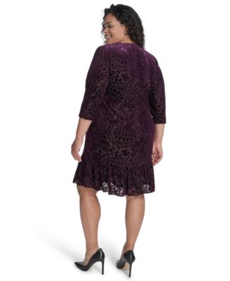 Plus Size Crewneck Shift Dress
