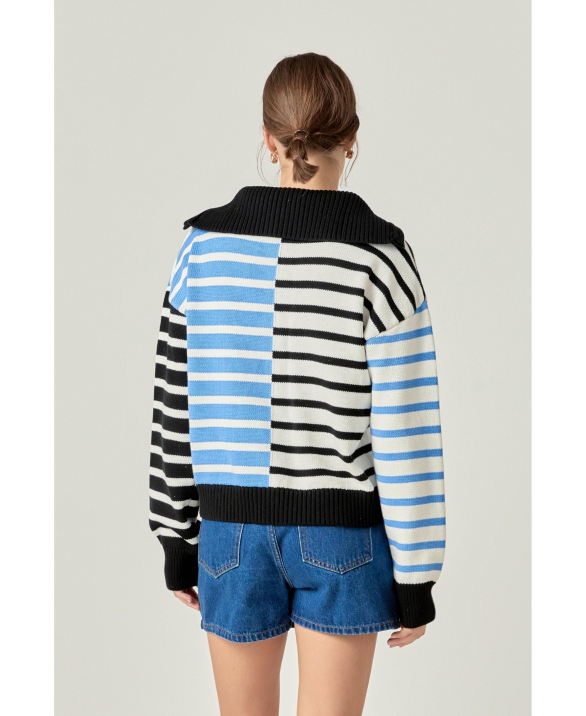 English Factory Women's Multi Stripe Knit