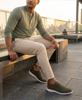 Charles Ave Mens Hands-Free Slip On Technology Lightweight Mesh Oxfords