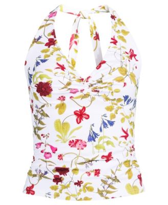 Women's Twist Halter Tankini Top