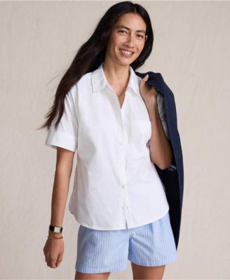 Women's Cooling Elbow Sleeve Button Front Shirt