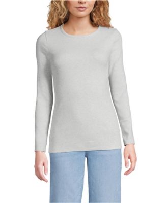 Women's Long Sleeve Micro Rib T-Shirt