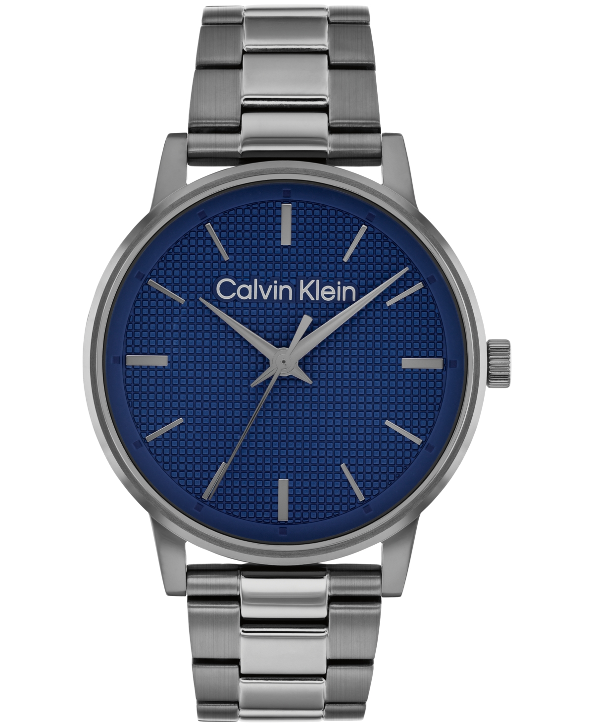 Calvin Klein Men's Ionic Plated Gray Steel Bracelet Watch, 41mm In Gray