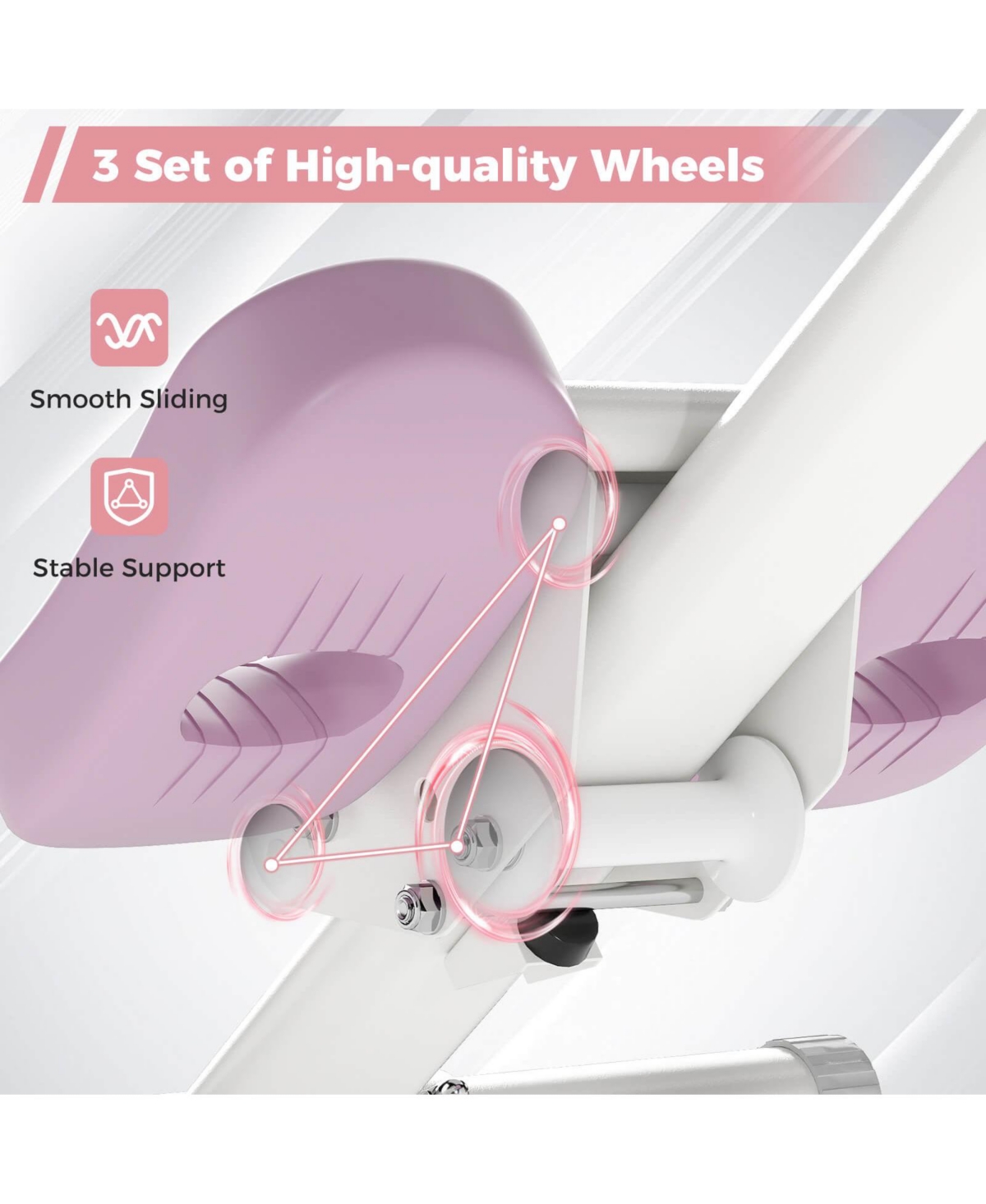 Adjustable Abdominal Trainer with Elbow Support Knee Protection and Lcd Monitor