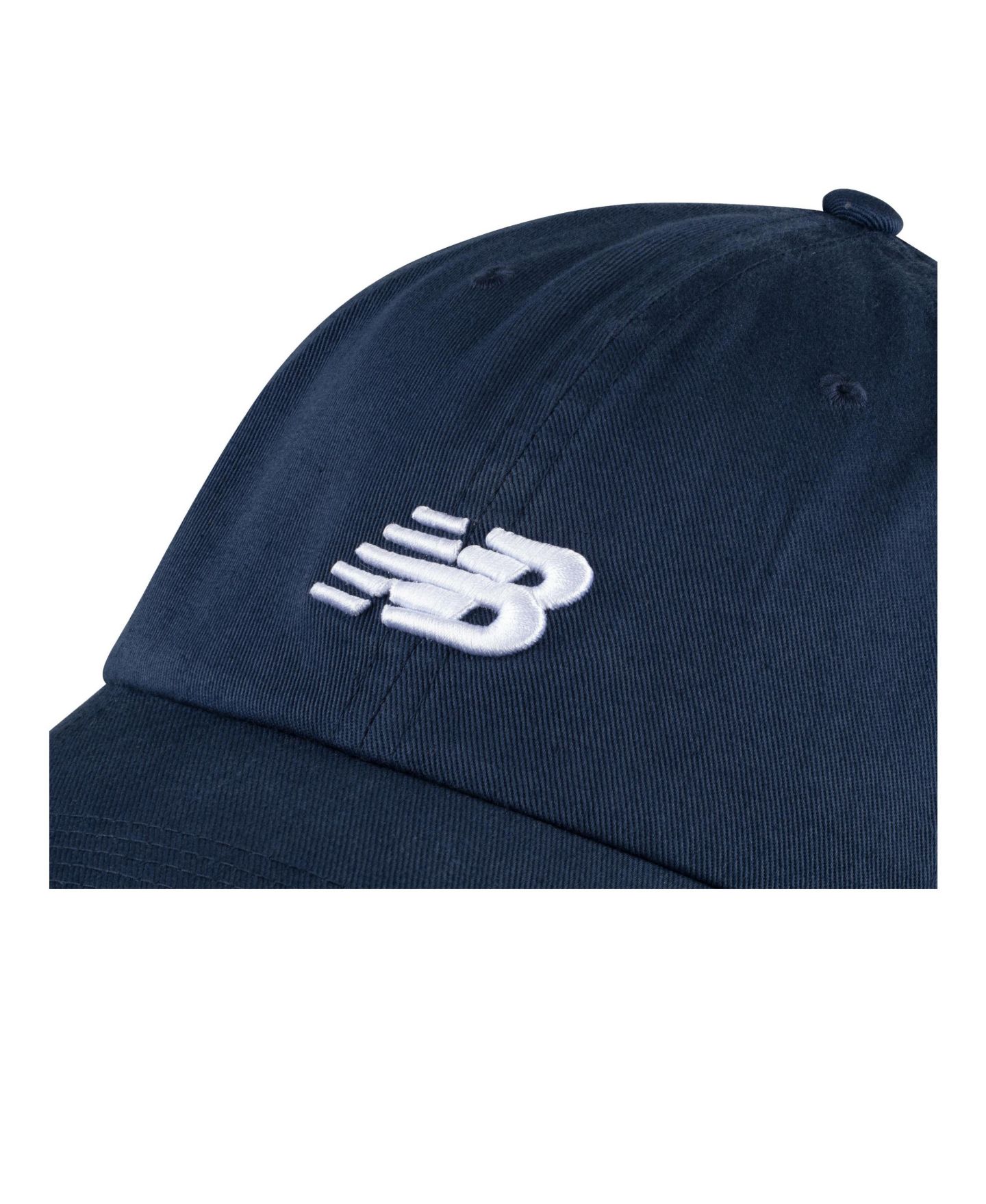 Мужской головной убор New Balance 7-Panel Navy Blue Hat With Curved Brim, цвет: Синий — фото 3