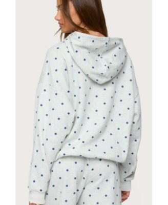 Women's Ny Babe Polka Dot Hoodie