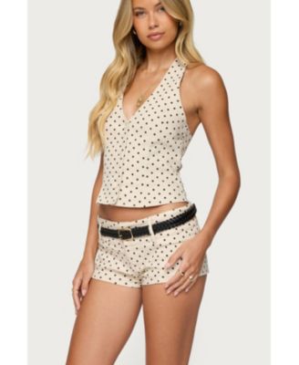 Women's Twyla Polka Dot Halter Top