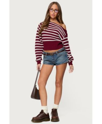 Women's Mika Off Shoulder Oversized Sweater