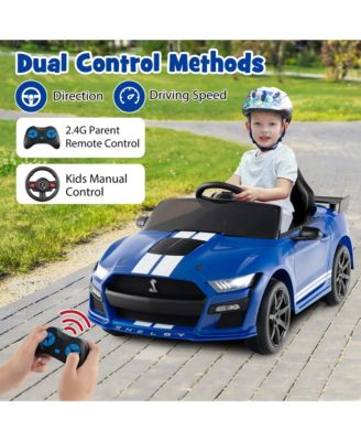 12V Licensed Ford Mustang Shelby GT500 Kids Ride on Car with Remote Control