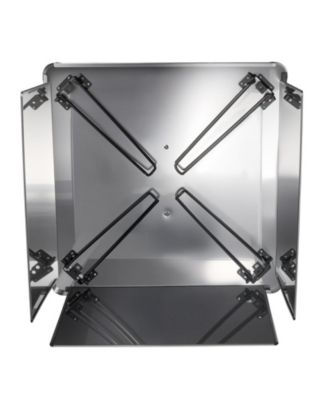 Fire Pit Burner Cover Heat Deflector and Stainless Steel forOutdoor Use