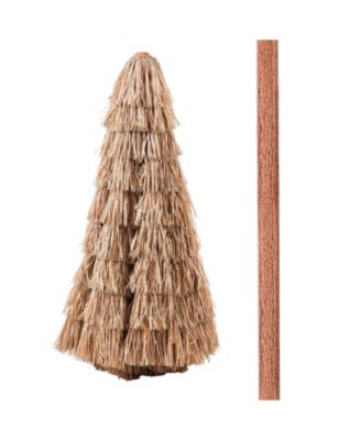 Tiki Thatched Patio Umbrella for Poolside Garden or Beach Shade