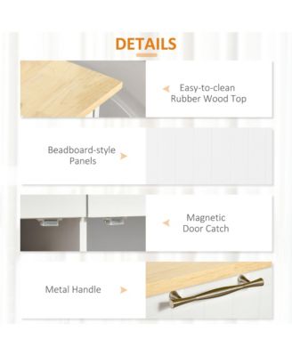 Tall Kitchen Storage Cabinet with Doors and Shelves for Pantry and Home Organization