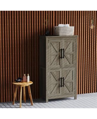 Space Saving Bathroom Floor Cabinet with Stylish Design for Modern Bathrooms