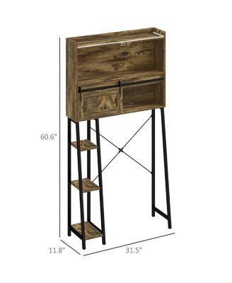 Over the Toilet Storage Cabinet with Shelves