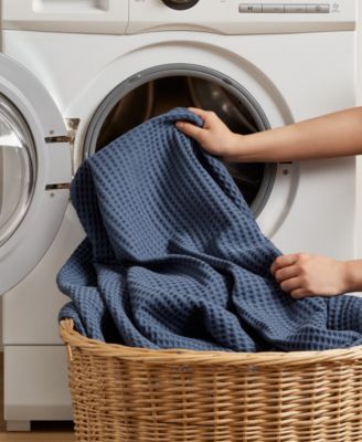 Waffle Weave Cotton Blanket, King