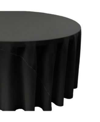 Polyester Poplin 120-Inch Round Tablecloth Durable and Elegant Table Covering