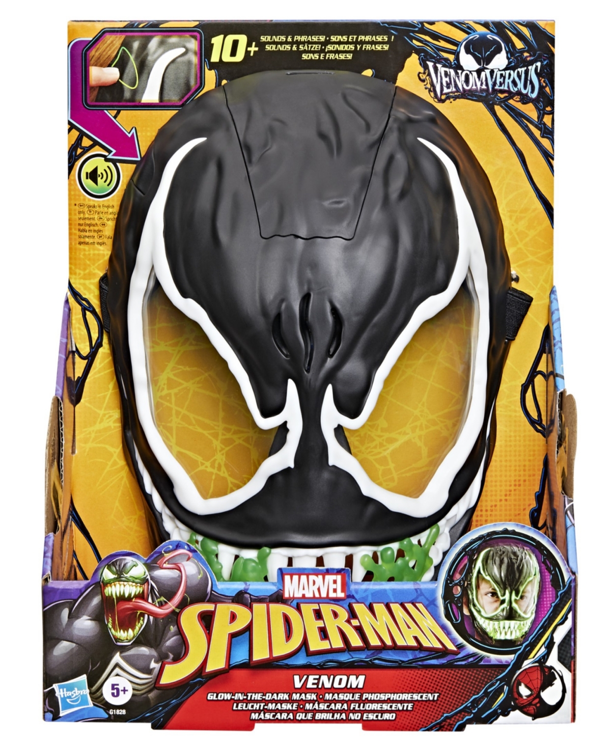 Spider-man Marvel Venom Versus Mask In Black