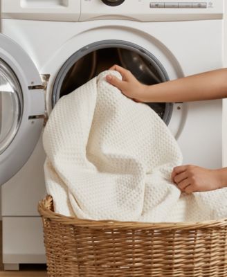 Waffle Weave Cotton Blanket, Twin