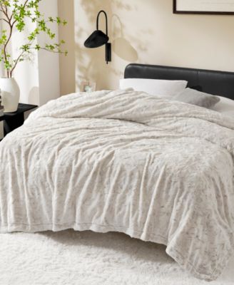 Zuri Faux Fur Blanket, Twin