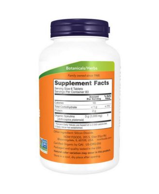 Spirulina, 500 mg, 500 Tabs