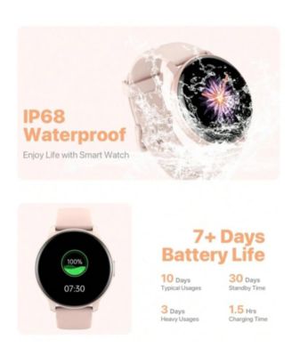  Smart Watch, HD Smartwatch For Men Women (Answer/Make Calls), Fitness Watch With 100+ Sport Modes, IP68 Waterproof/Heart Rate/Sleep Monitor, Activity Trackers For IOS/Android