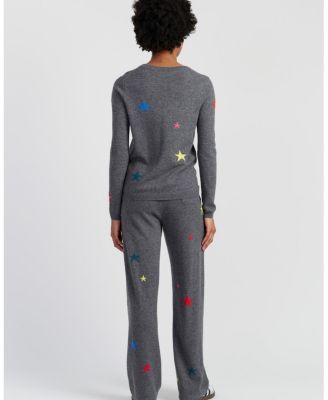 Women's Wool Cashmere Star Sweater