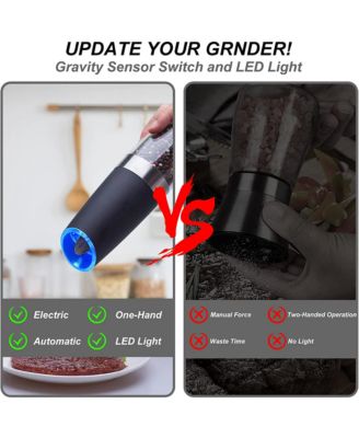 Salt and Pepper Grinder Set Automatic Battery Operated 2 Pcs