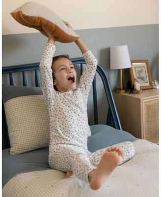 Baby Boys 2 Piece "Blue Confetti" Pointelle Pull-On Pajama Set