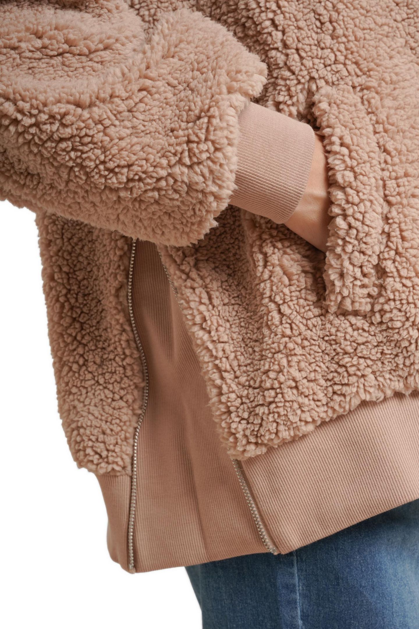 Женская куртка NOM Maternity Maternity NOM Cozy Before & After, цвет: Серо-коричневый — фото 4