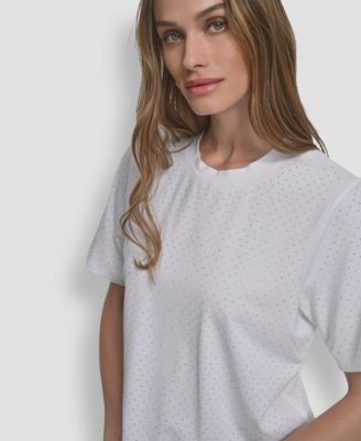 Women's Embellished Crewneck Top