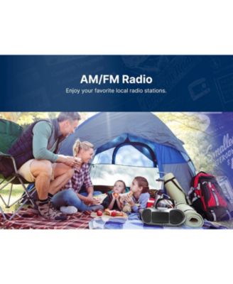 EDL-2560H Bluetooth Boombox DVD Player with 7'' LCD Screen and Radio