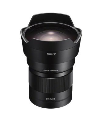Fisheye Conversion Lens for FE 28mm F2 - Bundle with Lens Pouch, Lens Cleaner, Cleaning Kit, Capleash II